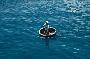bamboo fishing boat on the china sea