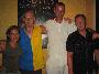 selena, dan, paul, and cory outside of treat's in hoi an